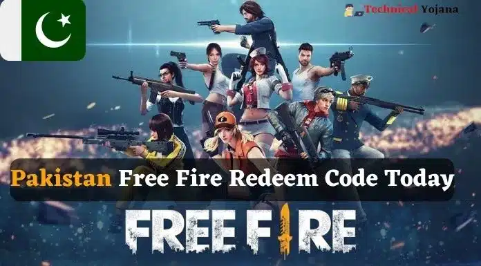Pakistan Free Fire Redeem Code Today